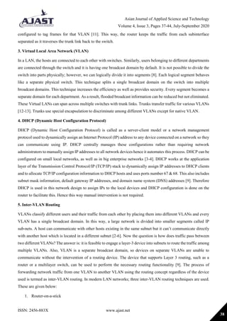Design and Implementation of Network Security using Inter-VLAN-Routing ...