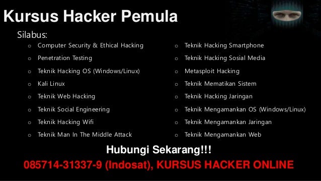 085714-31337-9 (Indosat), Sekolah Hacker Online