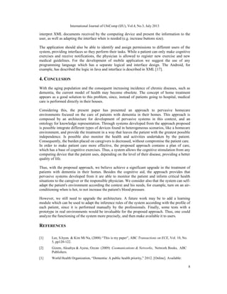 Pervasive Computing Solutions for Dementia Homecare: Ontology and ...