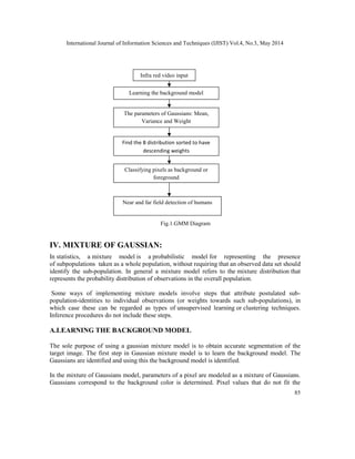 HUMAN DETECTION IN HOURS OF DARKNESS USING GAUSSIAN MIXTURE MODEL ...