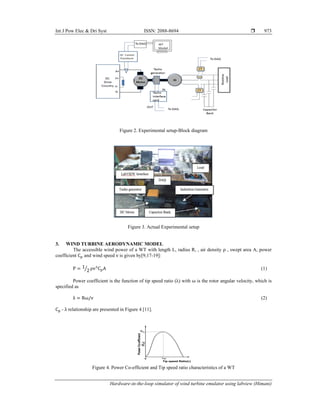 Hardware-in-the-loop simulator of wind turbine emulator using labview | PDF