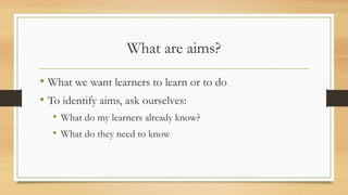 Aims Introduction 432136746-Unit-19-Identifying-and-selecting-aims.pptx