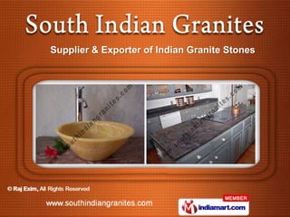 Supplier & Exporter of Indian Granite Stones
 