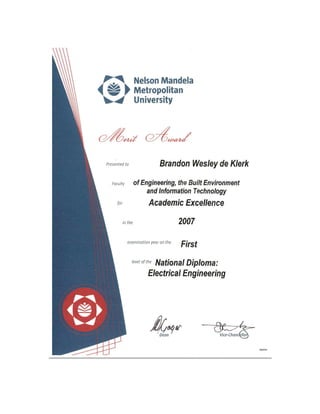 Qualifications and Certificates