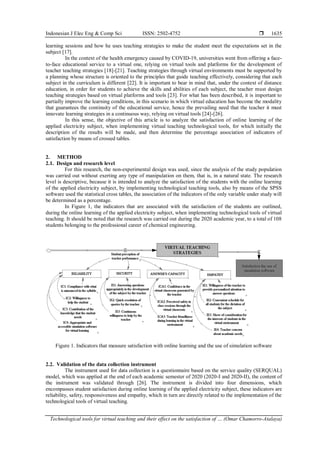 Technological tools for virtual teaching and their effect on the ...