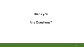 15
Thank you
Any Questions?
 