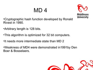 Hash Function & Analysis | PPT