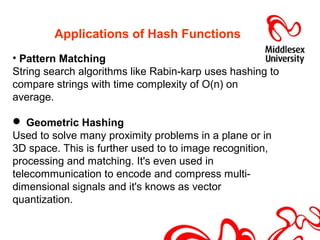 Hash Function & Analysis | PPT