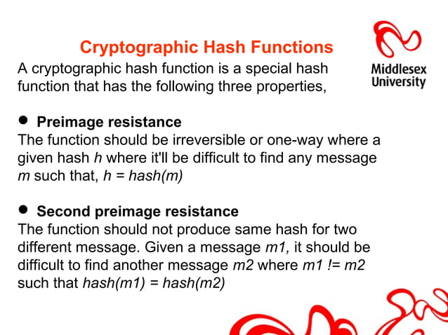 Hash Function & Analysis | PPT