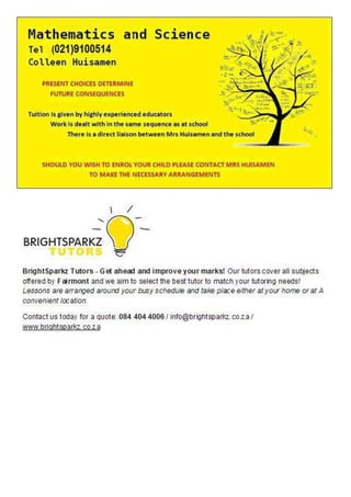 Fairmont Focus 9: 19 March 2015