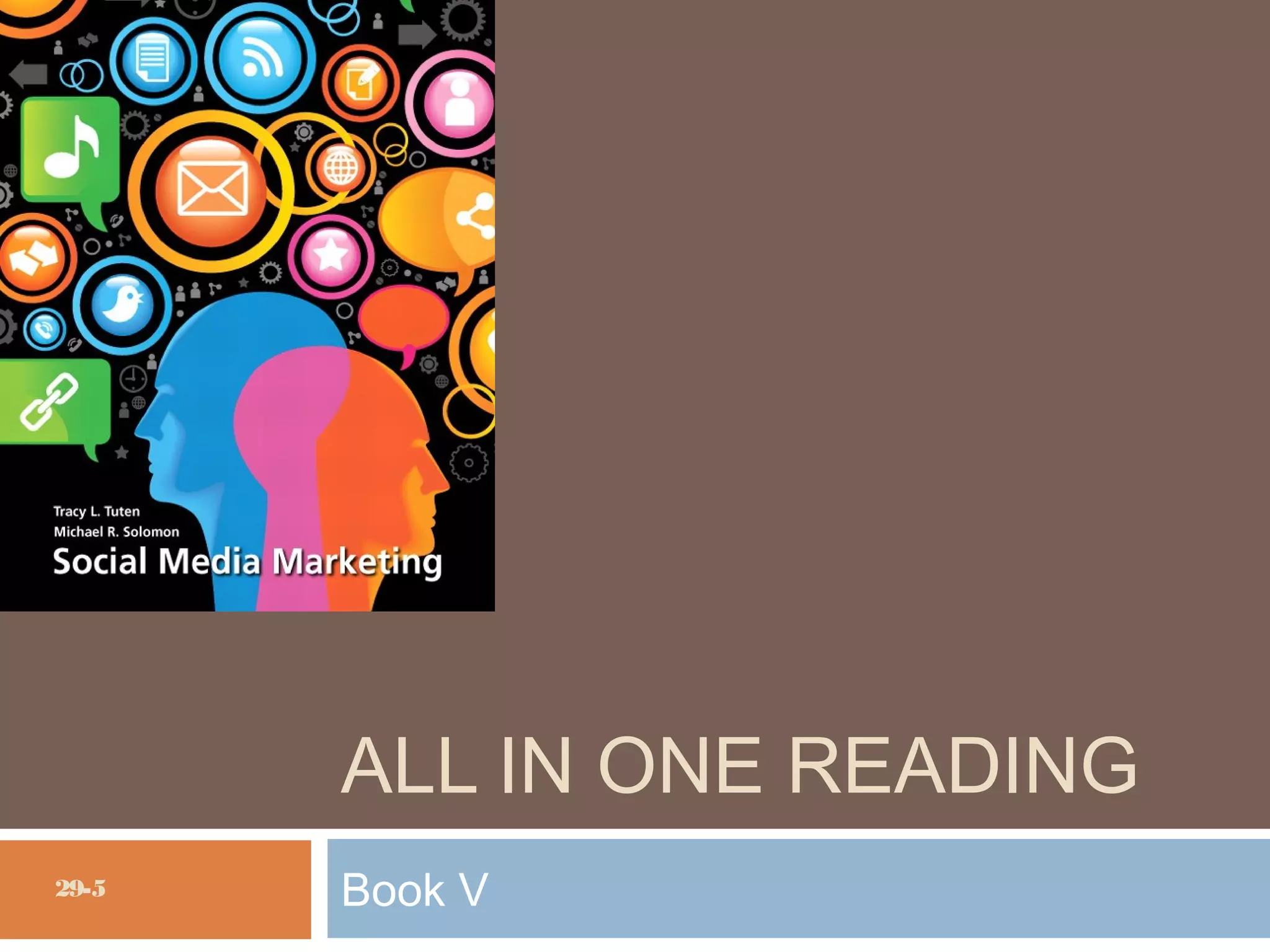 ALL IN ONE READING
29-5

Book V

 