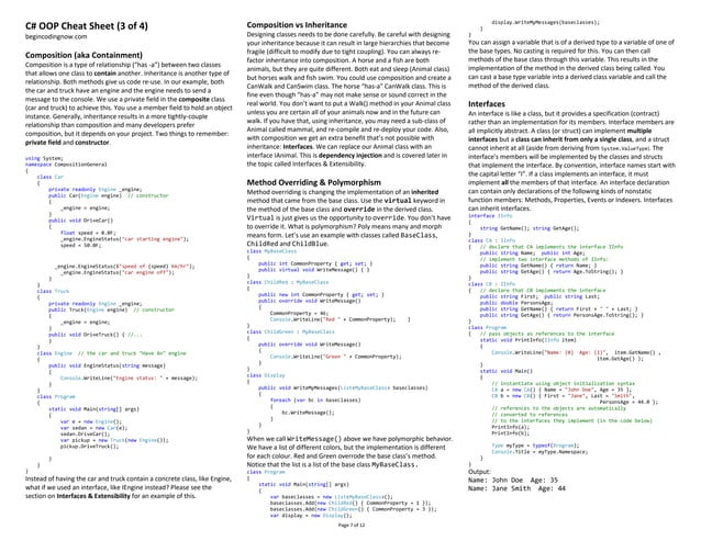 434090527-C-Cheat-Sheet. pdf C# program | PPT