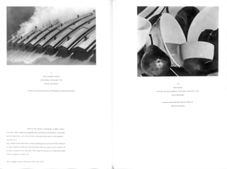 9
Alvin Langdon Coburn
Station Roofs，Pittsburgh, 1910
platinum photograph
Collection of International Museum ofPhotography at George Eastman House
There are the umodemsn in painting，in Music, andin
Literature. What would our grandfathers have said ofthe work of Matisse、Stravinsky,
and Gertrude Stein.... Yes, if we are alive to the spirit of our time it is these moderns
who interest us.
Why should not the camera also...attempt something fresh and untried? Why should not
its subtle rapidity be utilized to study movement? Why not ？-epeat successive exposures of
an object in ？notion on the same plate? Why should not perspective be studiedfrom angles
hitherto neglected or unobserved?
Alvin Langdon Coburn, Photоgrams of the Year, 1916
78
Paul Strand
Still Life with Pear and Bowls、Twin Lakes、Connecticut, 1916
Satista photograph
Collection of the J. PaulGetty Museum, Malibu’ Ca.
 