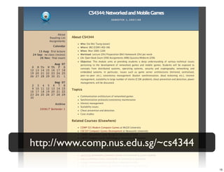 CS4344 Lecture 1: Introduction