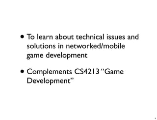 CS4344 Lecture 1: Introduction