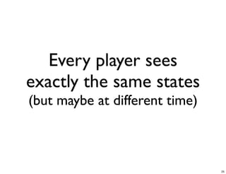 CS4344 Lecture 5: Synchronization and Cheating in P2P Games