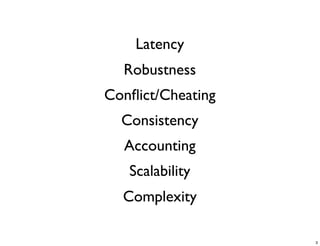 CS4344 Lecture 5: Synchronization and Cheating in P2P Games