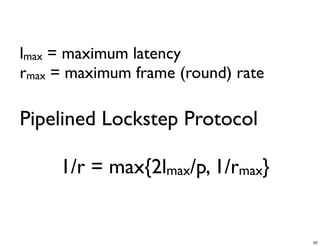 CS4344 Lecture 5: Synchronization and Cheating in P2P Games
