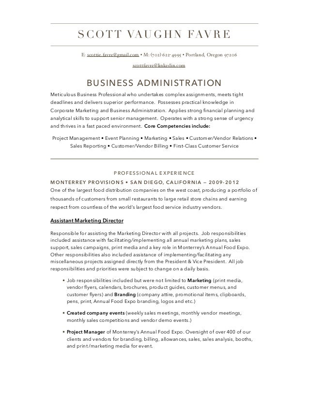 Distribution company resume