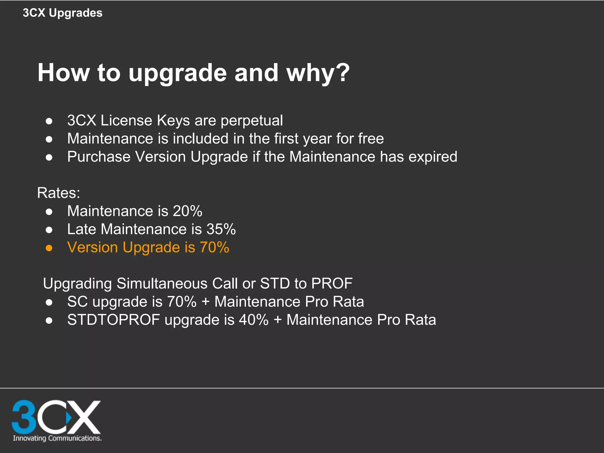 3CX Sales Presentation English | PPTX