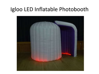 Igloo LED Inflatable Photobooth