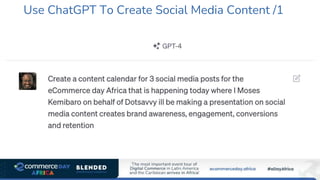 Use ChatGPT To Create Social Media Content /1
 