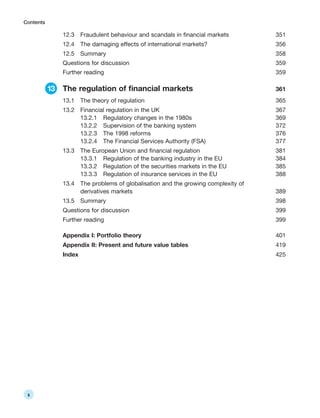 Financial Markets and Institutions 5th Edition Peter Howells | PDF