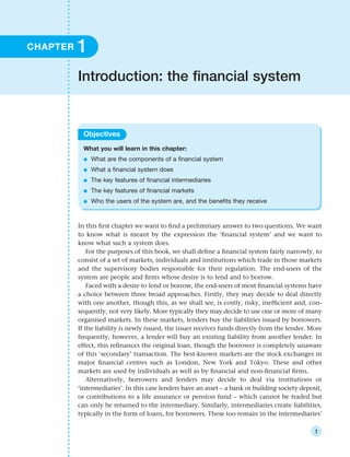 Financial Markets and Institutions 5th Edition Peter Howells | PDF