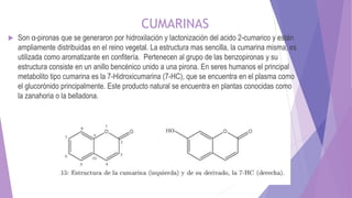 presentacion de CUMARINAS clase maestraa | PPTX