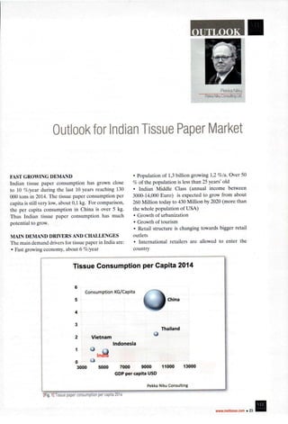 Indian Tissue Market Outlook