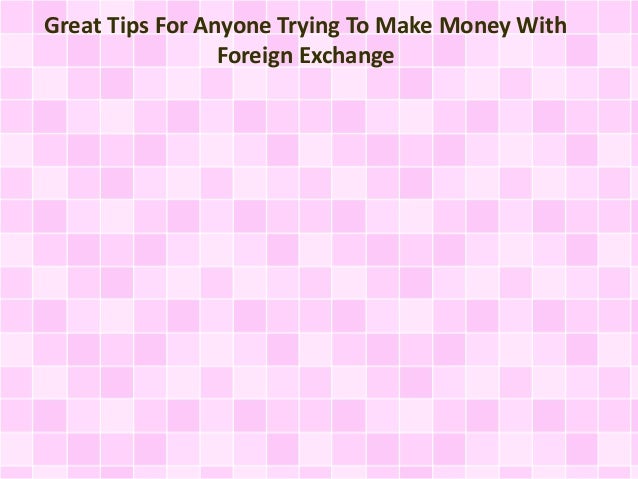 Making money with currency exchange