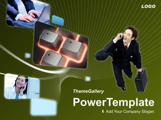 ThemeGallery   PowerTemplate Add Your Company Slogan 