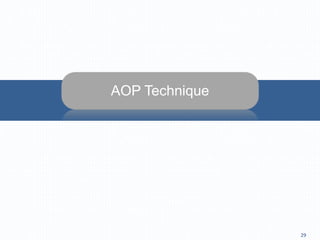 AOP Technique
29
 