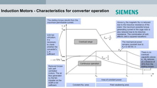 Induction Motors - Characteristics for converter operation
 