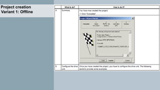 Project creation
Variant 1: Offline
 