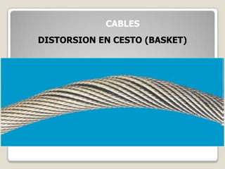 CABLES
DISTORSION EN CESTO (BASKET)
 