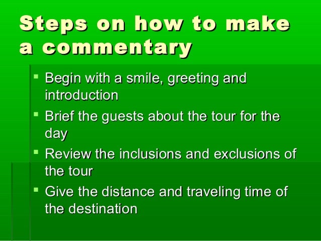 smile meaning in tour guiding