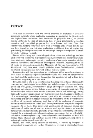 Mechanics And Analysis Of Composite Materials 1st Ed Vv Vasiliev | PDF