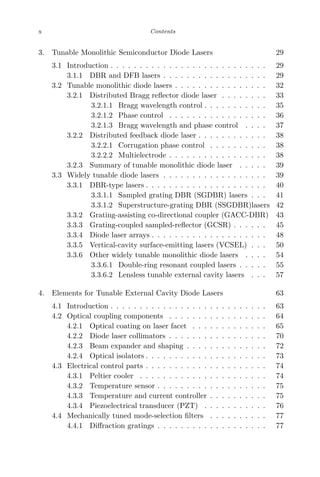 Tunable External Cavity Diode Lasers Cunyun Ye | PDF