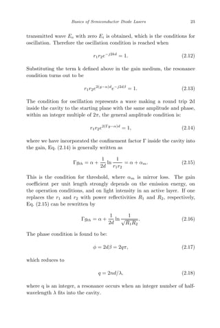 Tunable External Cavity Diode Lasers Cunyun Ye | PDF