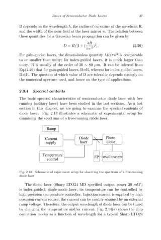 Tunable External Cavity Diode Lasers Cunyun Ye | PDF