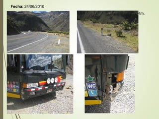 Fecha: 24/06/2010
Lugar: Ruta Conococha-Mina, Km.
26+300
 