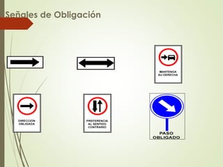 Señales de Obligación
 