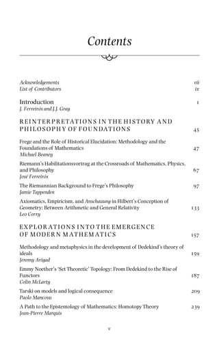 The Architecture Of Modern Mathematics Essays In History And Philosophy ...