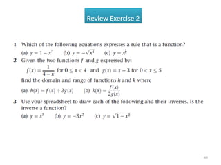 49
Review Exercise 2
 