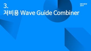 3.
저비용 Wave Guide Combiner
 
