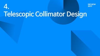 4.
Telescopic Collimator Design
 