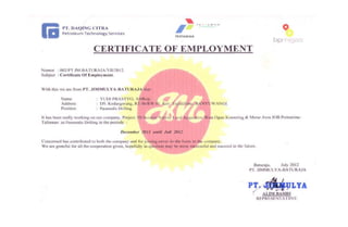 Certificate of Employment Talisman.PDF