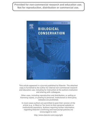 This article appeared in a journal published by Elsevier. The attached
copy is furnished to the author for internal non-commercial research
and education use, including for instruction at the authors institution
and sharing with colleagues.
Other uses, including reproduction and distribution, or selling or
licensing copies, or posting to personal, institutional or third party
websites are prohibited.
In most cases authors are permitted to post their version of the
article (e.g. in Word or Tex form) to their personal website or
institutional repository. Authors requiring further information
regarding Elsevier’s archiving and manuscript policies are
encouraged to visit:
http://www.elsevier.com/copyright
 