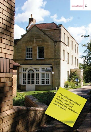 www.ruskin.ac.uk 07
 